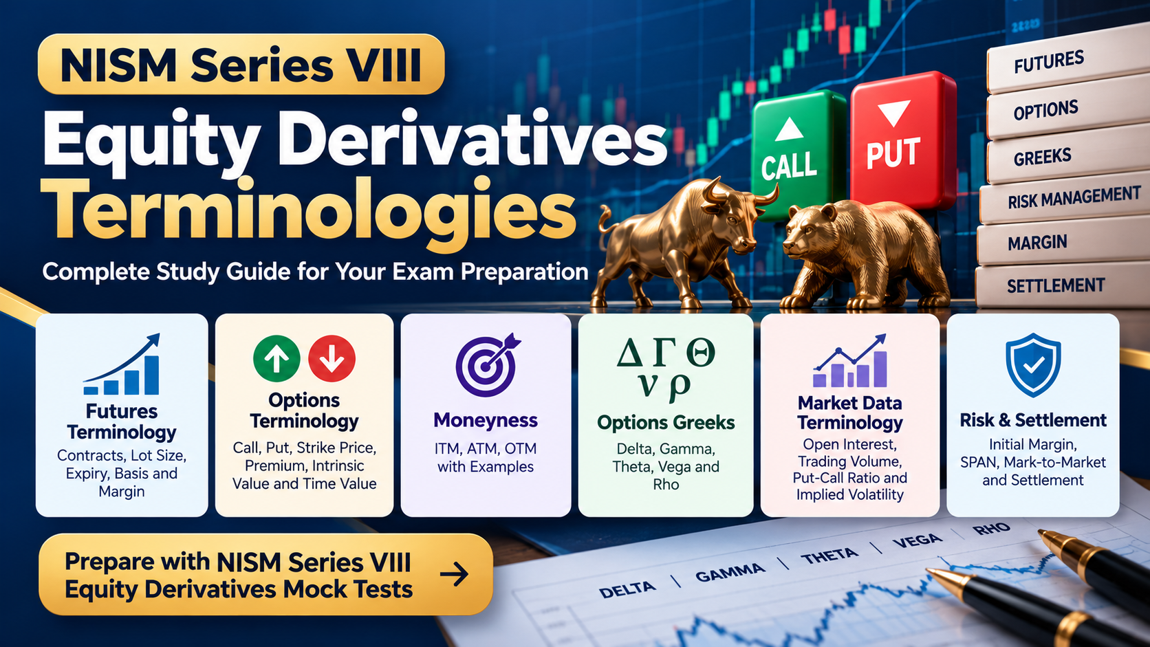 Important Terminologies for NISM-Series-VIII: Equity Derivatives — Study Guide