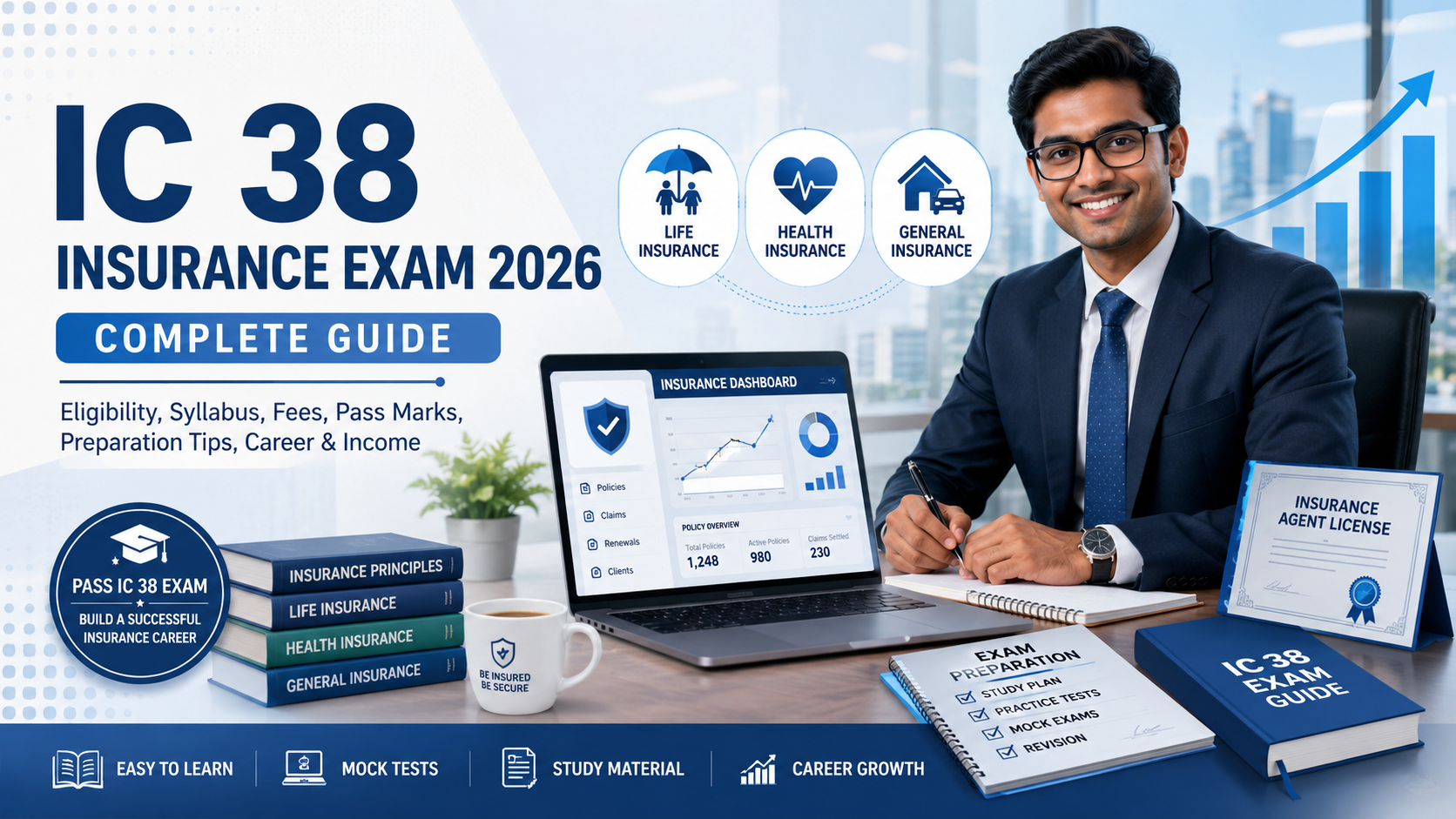 IC 38 Insurance Exam 2026: How to become an Agent in India